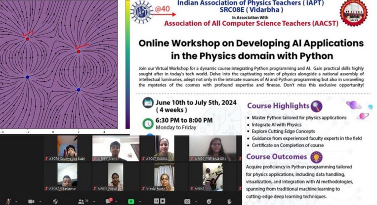 NATIONAL Workshop on Developing AI applications in the Physics domain with Python ( 10 June 2024  to 05 July 2024 )